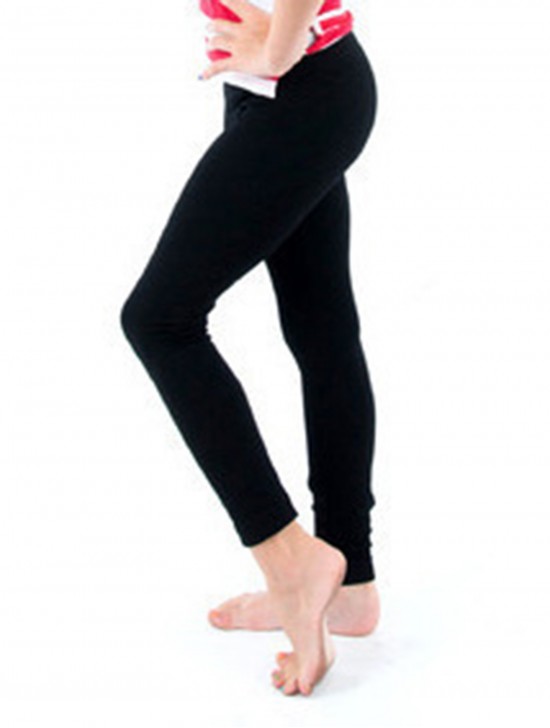 Solid Black Tights (8-12yr)  (One Size)